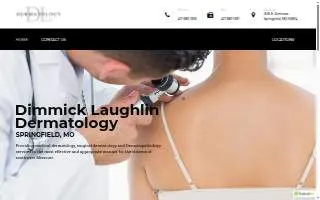 Dimmick Laughlin Dermatology of Springfield website