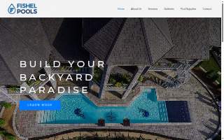 Fishel Pools website