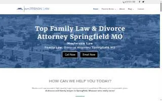 Masterson Law website