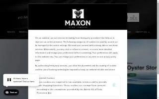 Maxon Fine Jewelry website