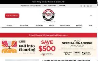 Beseda Flooring & More website