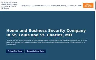 Citywide Alarms of St. Charles website