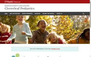 Cloverleaf Pediatrics of St. Charles website
