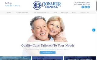 Donahue Dental website