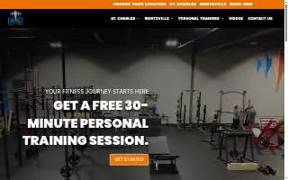 Emerge Fitness Training website