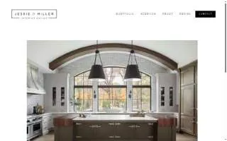 Jessie D. Miller Interior Design website