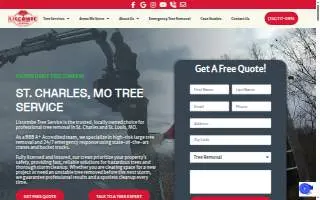 Liscombe Tree Service of St. Charles website