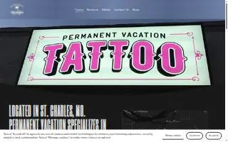 Permanent Vacation Tattoo website