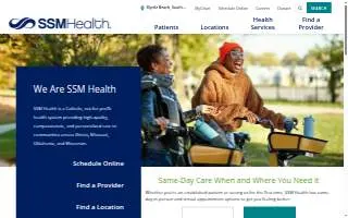 SSM Health Physical Therapy - Tower Grove website
