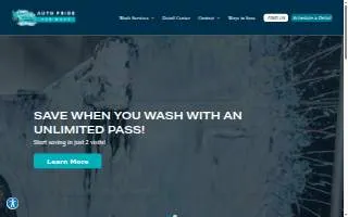 Auto Pride Car Wash of St. Joseph website