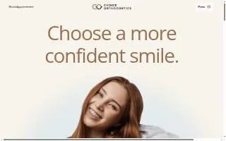 Choice Orthodontics of St. Joseph website