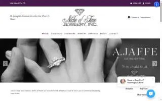 Niche of Time Jewelry website