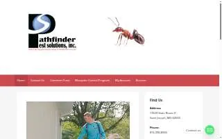 Pathfinder Pest Solutions, Inc website