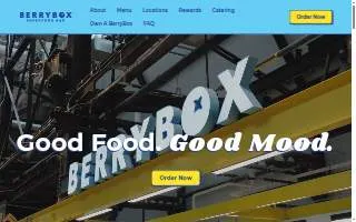 BerryBox Superfood Bar of St. Louis website