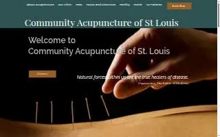 Community Acupuncture of St. Louis website