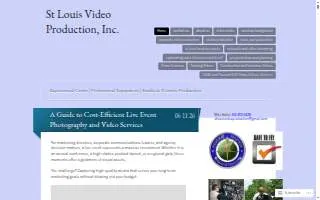 St. Louis Video Production website