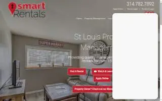 STL Smart Rentals of St. Louis website