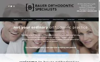 Bauer Orthodontics website