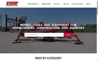 Equip Rental And Sales, LLC website