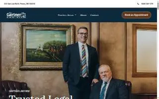 Gartner Law Firm website