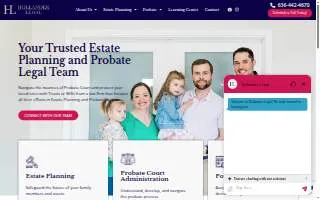 Hollander Legal - Estate Planning & Probate of St. Peters website