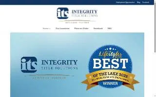 Integrity Title Solutions LLC website