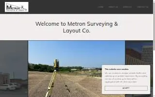 Metron Surveying & Layout Company of St. Peters website