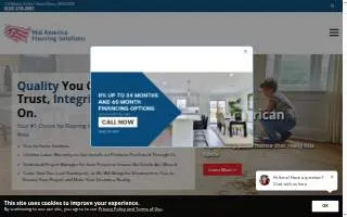 Mid America Flooring Solutions website