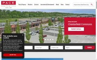 Pace Properties of St. Peters website