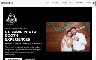 Stlbooths of St. Peters website