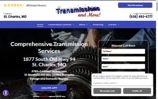 Transmissions And More website