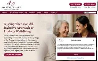 AW Health Care website