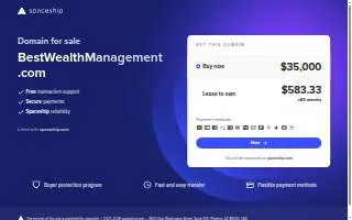 B.E.S.T. Wealth Management of University City website