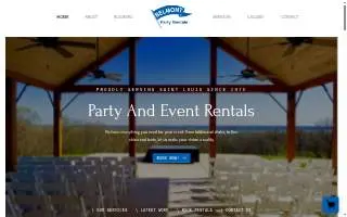 Belmont Party Rentals of University City website