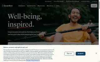 Guardian Wealth Management of Kearns website