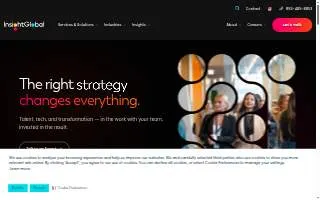 Insight Global of University City website