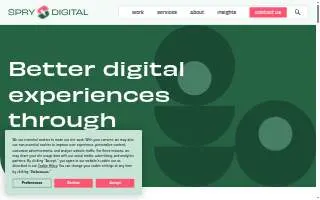 Spry Digital of University City website