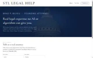 STL Defense Firm website