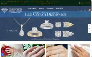 Glasscock Jewelry Corner website