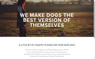 Great Outdoors Dog Training