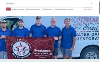 SteaMagic Carpet Care LLC website