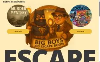 BigBoys big escape room website