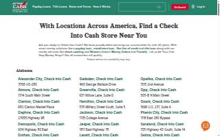 Check Into Cash of Washington