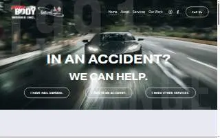 Pro Body Works website