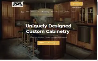 Shaws Custom Cabinets LLC website