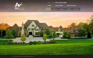 Weber Brothers Construction website