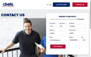 Cintas Facility Services of Webb City website