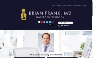 Dr. Brian Frank website