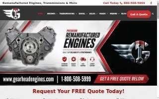 Gearhead Auto Sales website