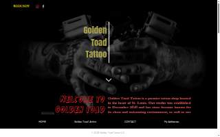 Golden Toad Tattoo